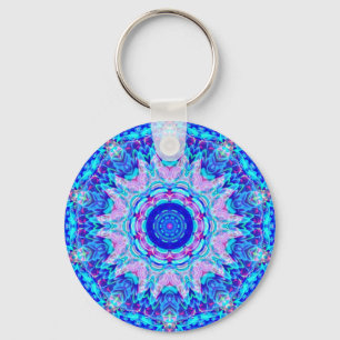 Llavero Keychain aleidoscope rosa azul