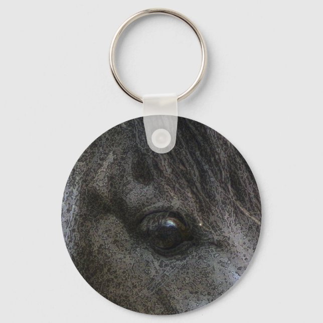 Llavero Keychain, amante del equino de los ojos de España (Anverso)