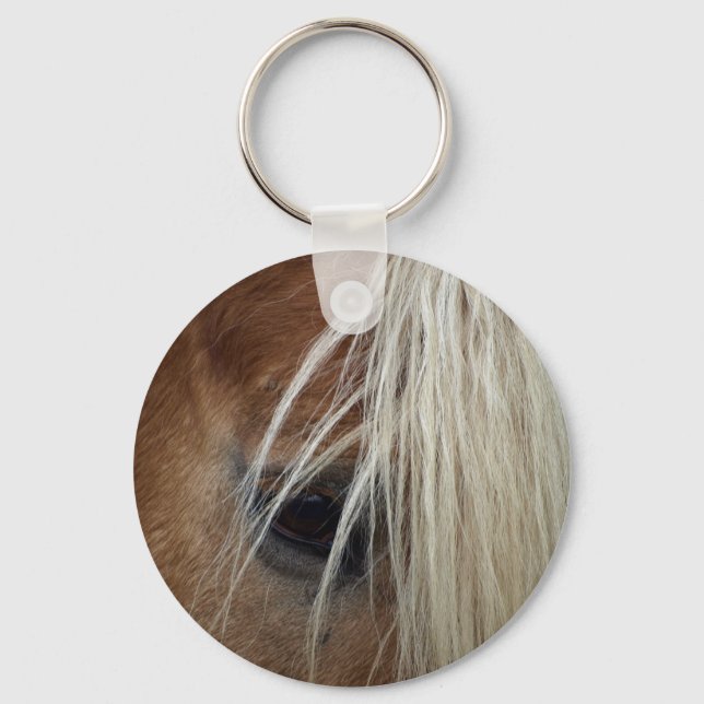 Llavero Keychain, amante del equino de ojos (Anverso)