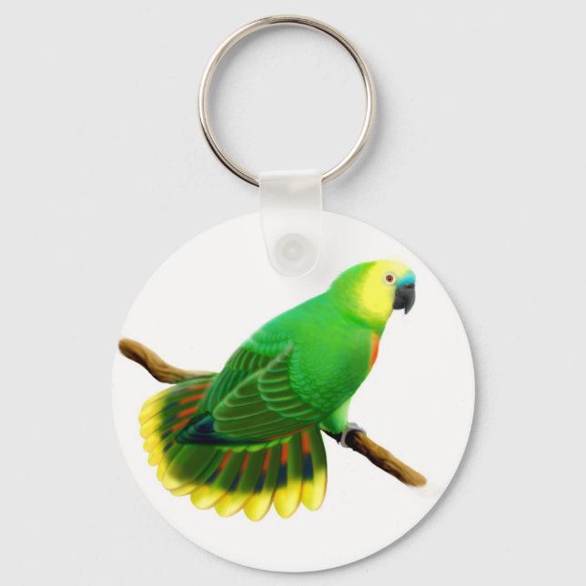 Llavero Keychain Amazon Parrot (Anverso)