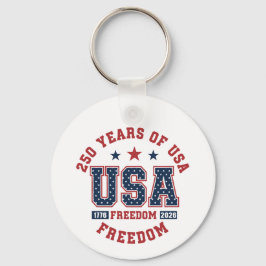 Llavero Keychain-America Patriotic 250th Anniversary