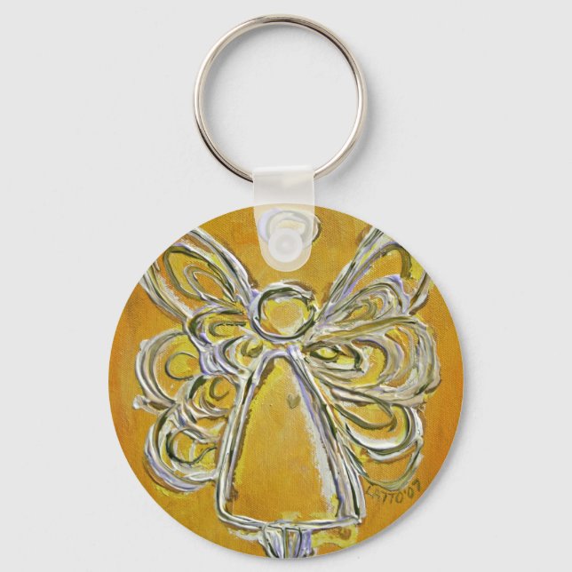 Llavero Keychain Angel Amarillo (Anverso)