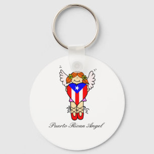 Llavero Keychain Ángel de Puerto Rico