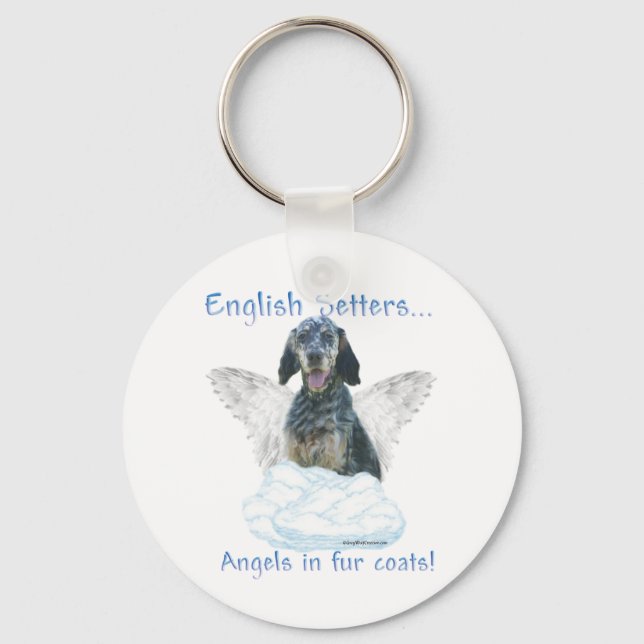 Llavero Keychain Angel del asiento del inglés (Anverso)