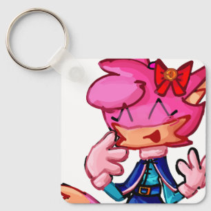 Llavero Keychain animal Personalizado de antrones rosados