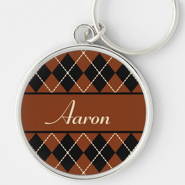 Llavero Keychain Argyle personalizado (Frente)
