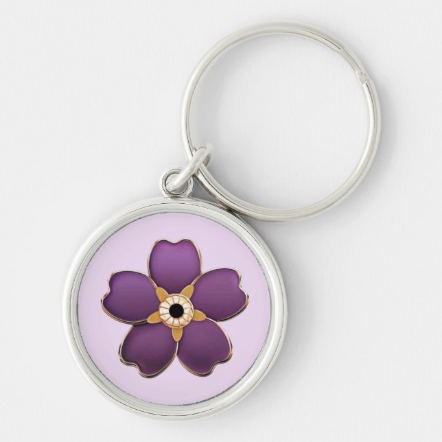 Llavero Keychain armenio de flores (Frente)