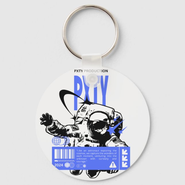 Llavero Keychain Astronauta PXTY (Anverso)