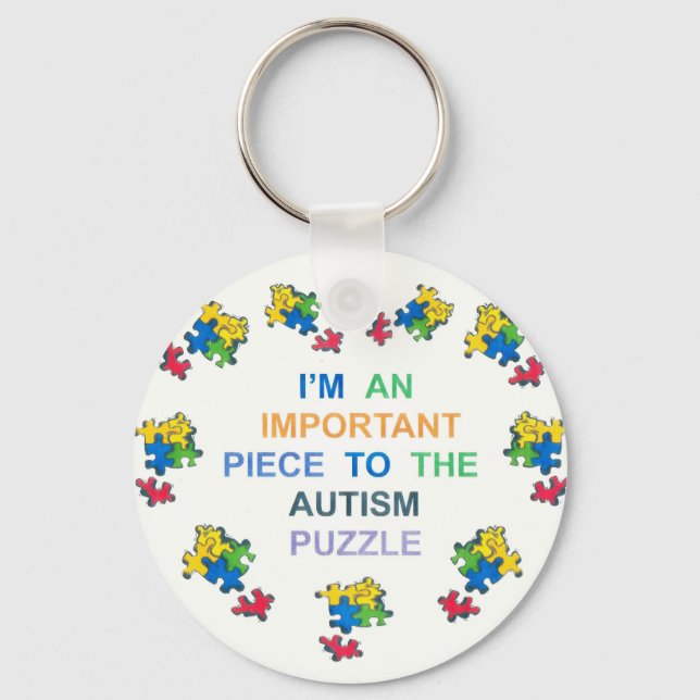 Llavero Keychain autismo (Anverso)