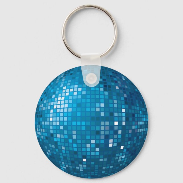 Llavero Keychain azul de bola (Anverso)