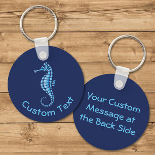 Llavero Keychain azul marino