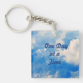 Llavero Keychain Azure con nubes blancas