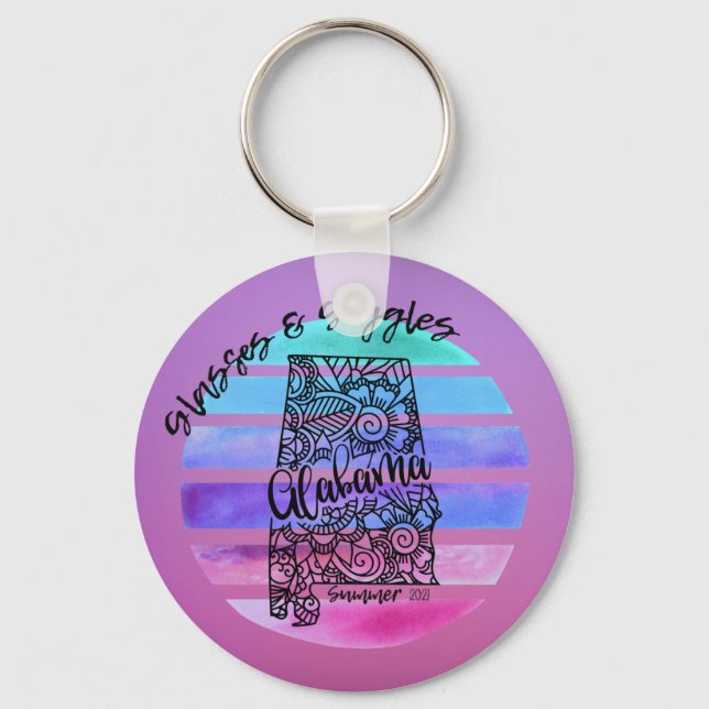 Llavero Keychain Bama de verano de 2021 (Anverso)