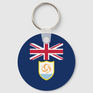 Llavero Keychain Bandera de Anguila Patriótica
