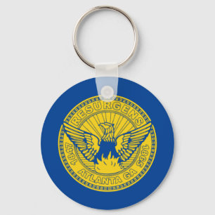 Llavero Keychain, bandera de Atlanta (Georgia)