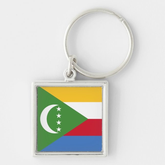 Llavero Keychain Bandera de las Comoras (Frente)