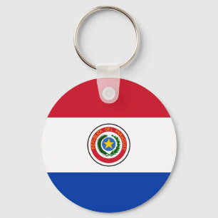 Llavero Keychain Bandera de Paraguay