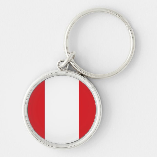 Llavero Keychain Bandera del Perú (Frente)