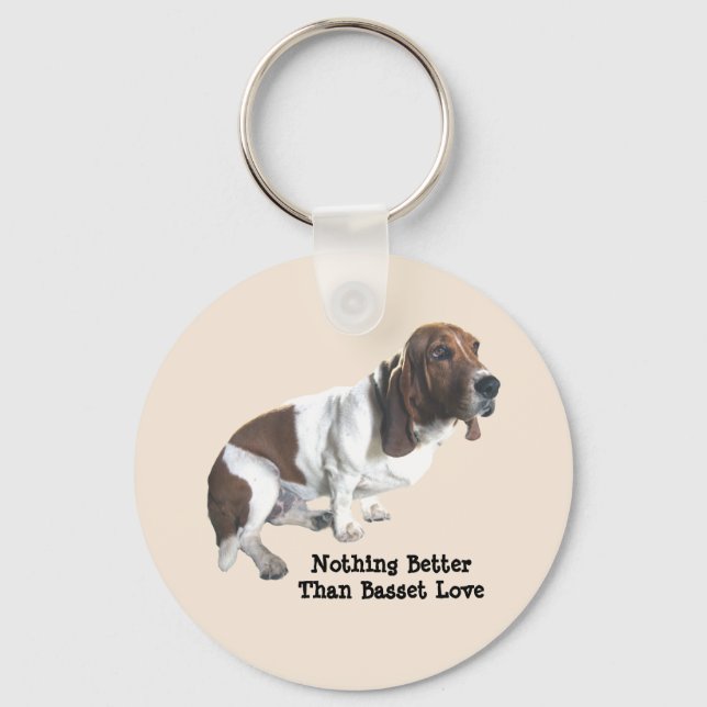 Llavero Keychain Basset Hound (Anverso)