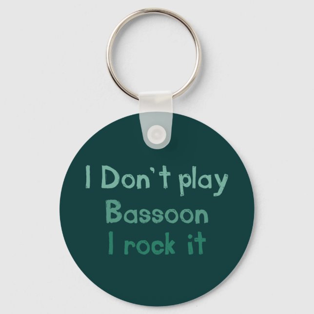 Llavero Keychain Bassoon Rock It (Anverso)