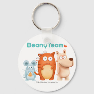 Llavero Keychain: BeanyTeam™ - Gato y ratón y perro