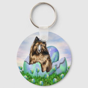 Llavero Keychain Belga Tervuren Easter