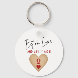 Llavero Keychain - Bet on Love, Casino Bachelorette