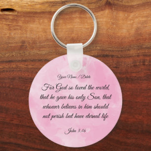 Llavero Keychain Bible Verse - John 3:16