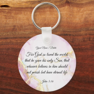 Llavero Keychain Bible Verse - John 3:16