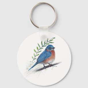Llavero Keychain Bird Art