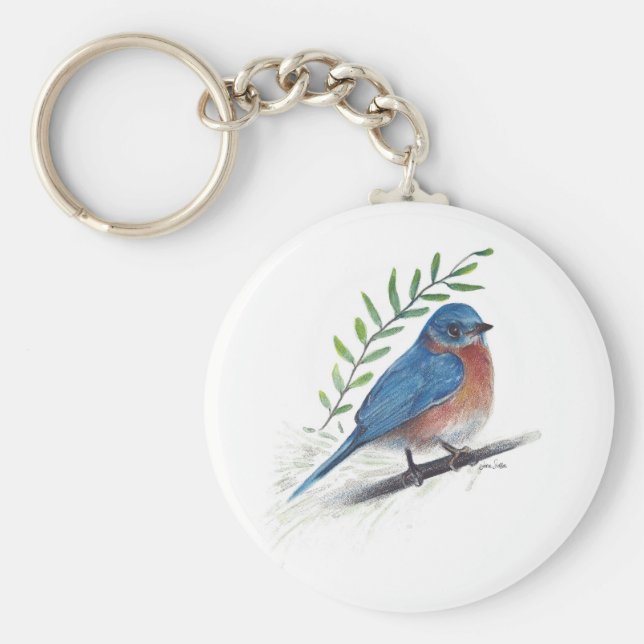 Llavero Keychain Bird Art (Frente)