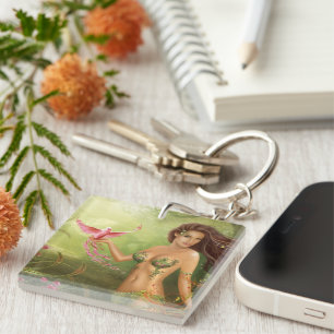 Llavero keychain Bird of paradise