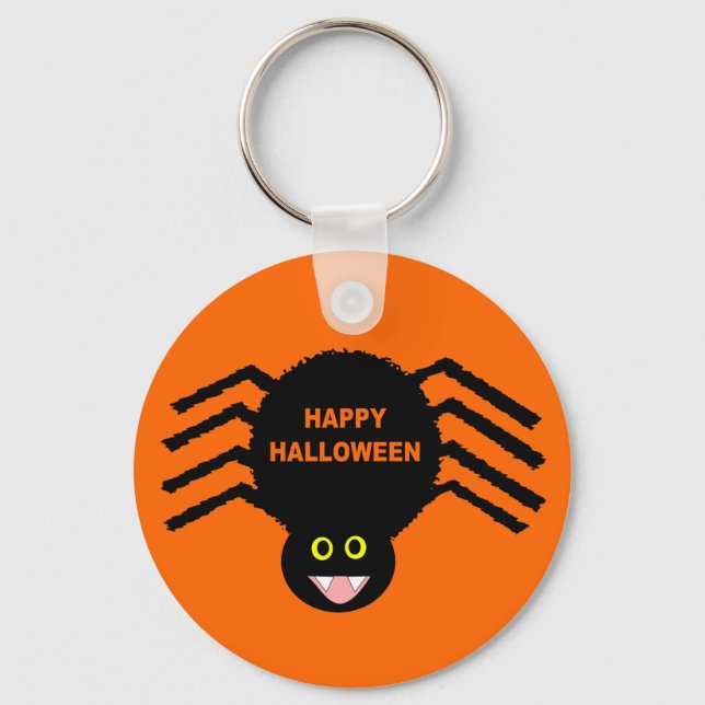 Llavero Keychain Black Spider Halloween (Anverso)