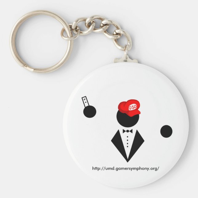 Llavero Keychain blanco (Frente)