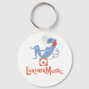 Llavero Keychain blanco de LuxuriaMusic