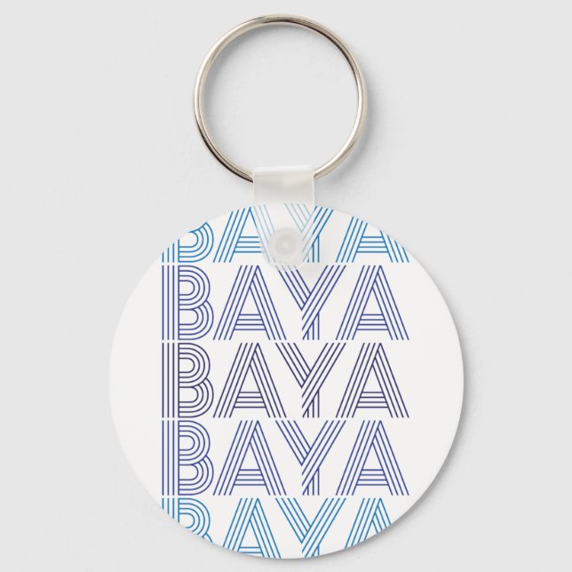 Llavero Keychain Blue Baya (Anverso)