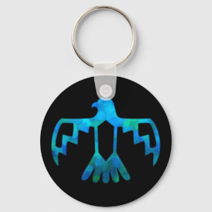 Llavero Keychain Blue-Green Thunderbird