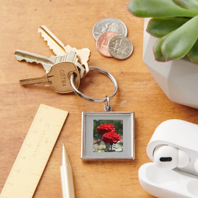 Llavero Keychain Bouquet Rojo (Escritorio )