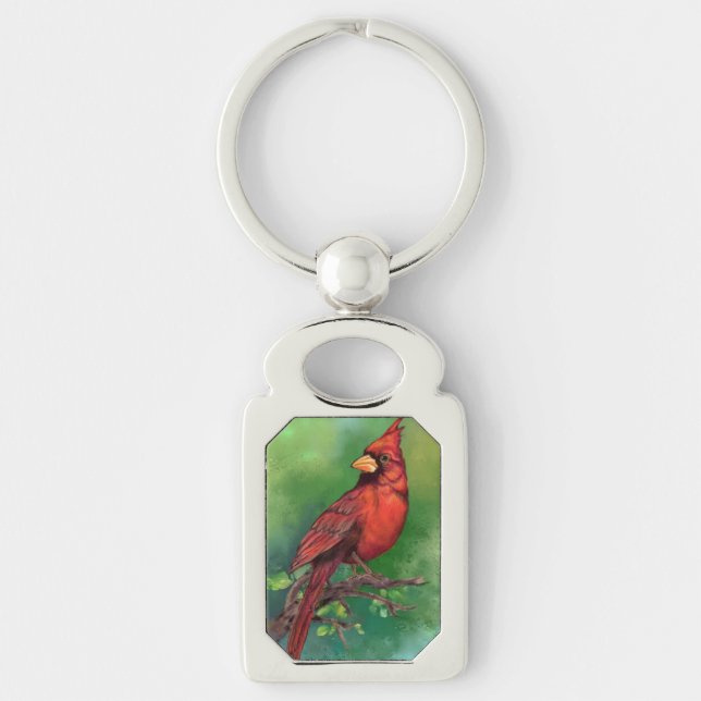 Llavero Keychain Cardinal Bird (Anverso)