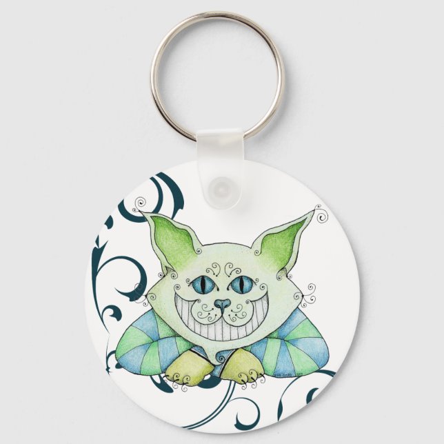 Llavero Keychain Cat de Cheshire (Anverso)