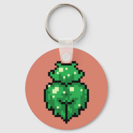 Llavero Keychain chica de deslizamiento verde