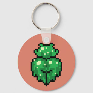 Llavero Keychain chica de deslizamiento verde