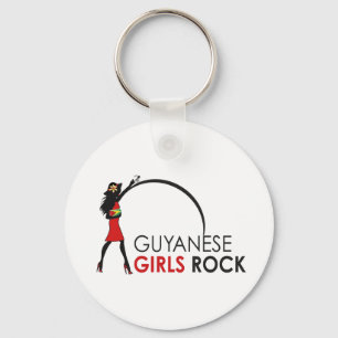 Llavero Keychain Chica de Guyana