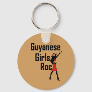 Llavero Keychain Chica de Guyana