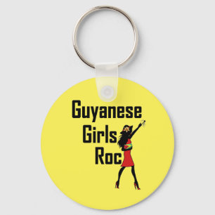 Llavero Keychain Chica de Guyana