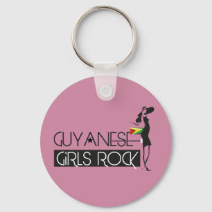 Llavero Keychain Chica de Guyana