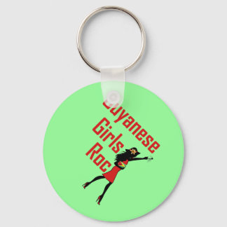 Llavero Keychain Chica de Guyana