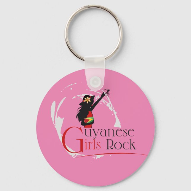 Llavero Keychain Chica de Guyana (Anverso)