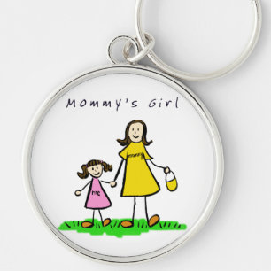 Llavero Keychain Chica de mamá (Brunette)