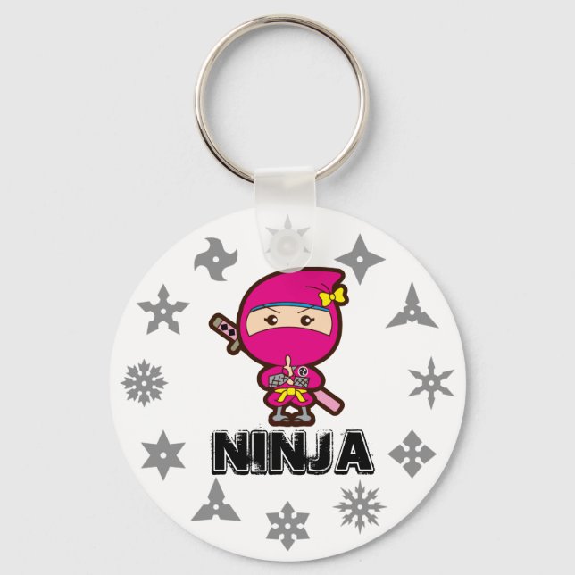 Llavero Keychain Chica Ninja (Anverso)